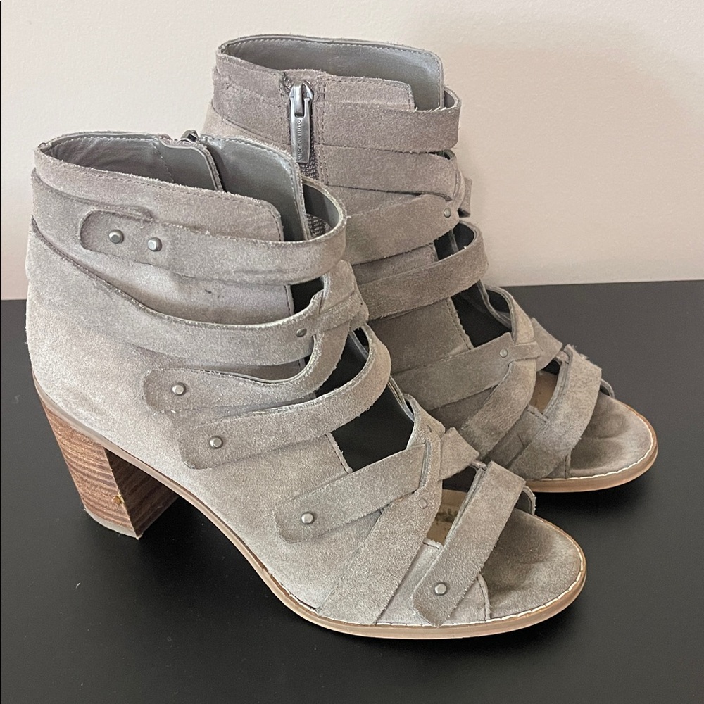 Vince Camuto Gray Strappy Sandals